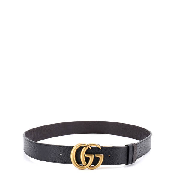 Gucci Wide GG Marmont Reversible Belt Leather - Picture 2 of 3